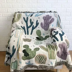 Boho Gobelindecke - Jacquard Picknick Sofa Dekor
