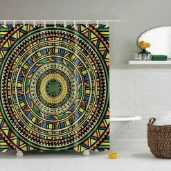Boho Mandala Duschvorhang - Stilvolles Badezimmerdekor