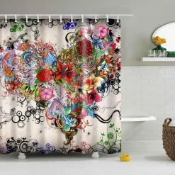 Boho Mandala Duschvorhang - Stilvolles Badezimmerdekor