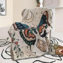 Boho Nordische Campingdecke - Schicke Sofadecke Home Decor