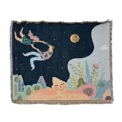 Boho Nordische Sofadecke - Gobelin Tagesdecke Dekor