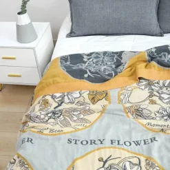 Boho-Baumwolldecke – Leichte Sommerdecke für Betten und Sofas