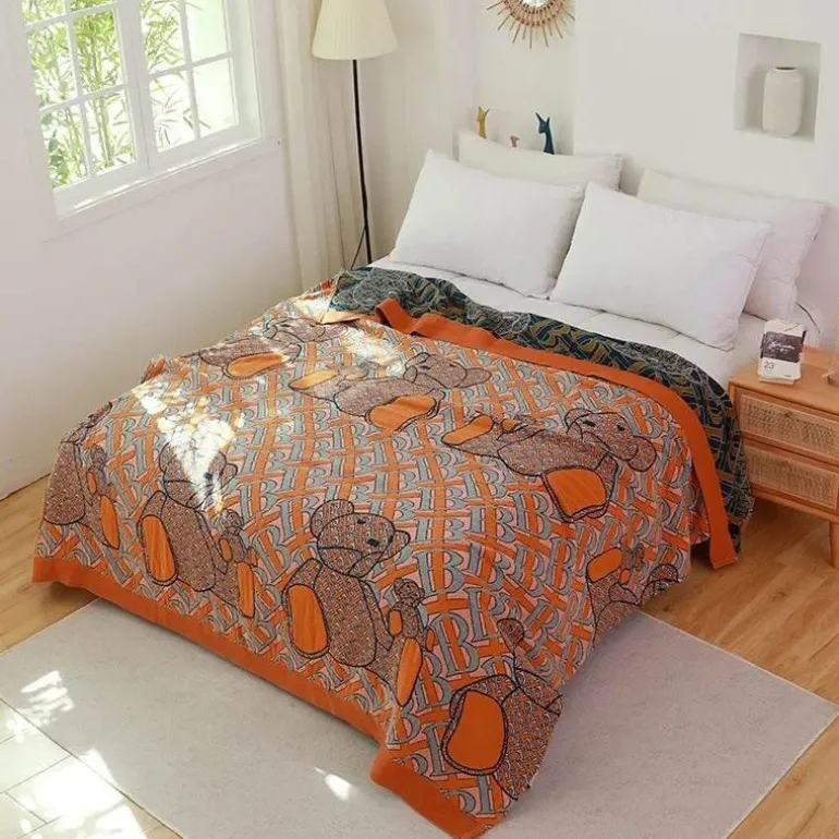 Boho-Baumwolldecke – Leichte Sommerdecke für Betten und Sofas
