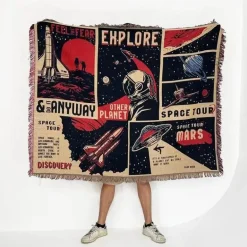 Boho-Überwurfdecke – gemütliche, dekorative Decke