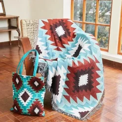 Boho-Überwurfdecke – gemütliche, dekorative Decke