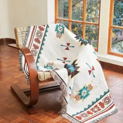 Boho-Überwurfdecke – gemütliche, dekorative Decke