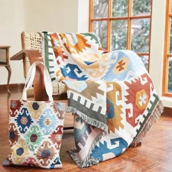 Boho-Überwurfdecke – gemütliche, dekorative Decke