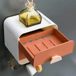 Bohrfreier Seifenspender zur Wandmontage – praktischer Badezimmer-Organizer