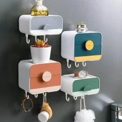 Bohrfreier Seifenspender zur Wandmontage – praktischer Badezimmer-Organizer