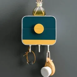 Bohrfreier Seifenspender zur Wandmontage – praktischer Badezimmer-Organizer