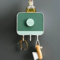 Bohrfreier Seifenspender zur Wandmontage – praktischer Badezimmer-Organizer