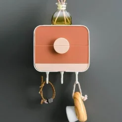 Bohrfreier Seifenspender zur Wandmontage – praktischer Badezimmer-Organizer