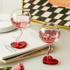 Borosilikat-Weinkelch - Hitzebeständiger Champagnerbecher