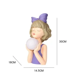 Bowknot-Nachtlampe – süße Schlafzimmerbeleuchtung für Mädchen