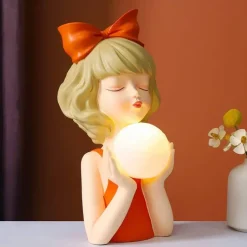 Bowknot-Nachtlampe – süße Schlafzimmerbeleuchtung für Mädchen