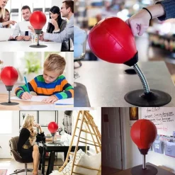 Boxball zur Stressbewältigung – Schreibtisch-Trainingsgerät zur Linderung von Angstzuständen