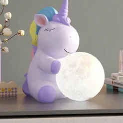 Bären-Nachtlampe – Süßes Tischlicht aus Kunstharz