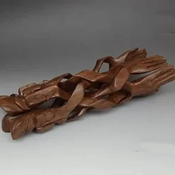 Bärenplatte aus Holz – Serene Luck Bear Serviertablett