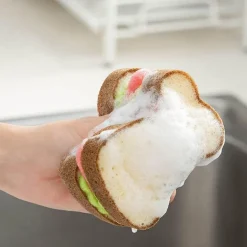 Brotförmiger Spülschwamm – Niedliches Küchenreinigungswerkzeug