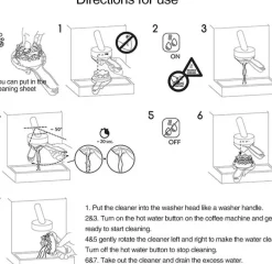 Bürstenreiniger für Espressomaschinen, Wartungswerkzeug für Kaffeemühlen