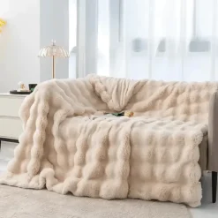 Bubble Blanket – weicher, gemütlicher Überwurf für Komfort und Entspannung