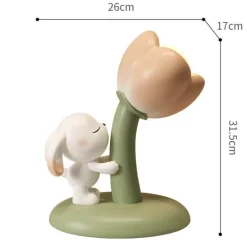 Bunny Tischlampe - Tulpenblumen Design