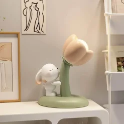 Bunny Tischlampe - Tulpenblumen Design