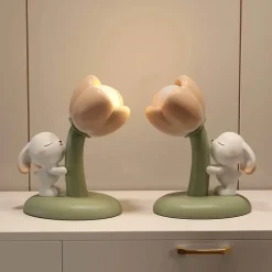 Bunny Tischlampe - Tulpenblumen Design