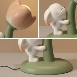Bunny Tischlampe - Tulpenblumen Design