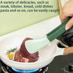 Bunte Antihaft-Zangen – Kochutensilien mit matter Oberfläche