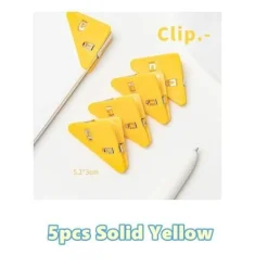 Bunte dreieckige Bucheckenklammern – einfache Seitenhalter zum Lesen