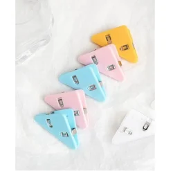 Bunte dreieckige Bucheckenklammern – einfache Seitenhalter zum Lesen