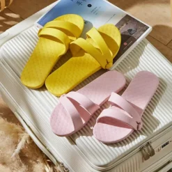 Bunte, faltbare Reise-Hausschuhe – leichtes Schuhwerk für alle Jahreszeiten