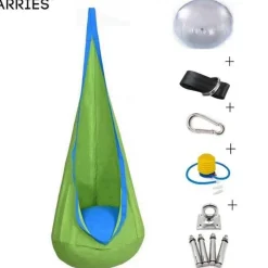 Bunte Kinderhängematte - Gemütlicher Kinderbett-Kokon