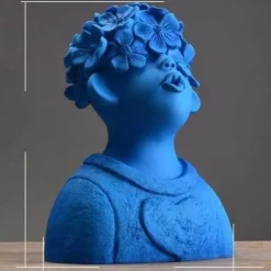 Bunte Kindervasen aus Kunstharz – lustige Kinderdekoration