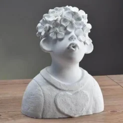 Bunte Kindervasen aus Kunstharz – lustige Kinderdekoration