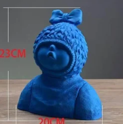 Bunte Kindervasen aus Kunstharz – lustige Kinderdekoration