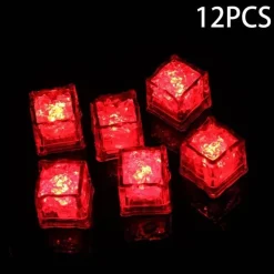 Bunte LED-Eiswürfel – Leuchtende, wasseraktivierte Partydekoration