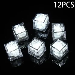 Bunte LED-Eiswürfel – Leuchtende, wasseraktivierte Partydekoration