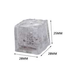 Bunte LED-Eiswürfel – Leuchtende, wasseraktivierte Partydekoration