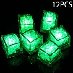 Bunte LED-Eiswürfel – Leuchtende, wasseraktivierte Partydekoration