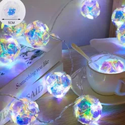 Bunte LED-Rosenlichterkette - Dekorative Lichterkette