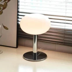 Bunte Macaron-Glas-Tischlampe – dekorative Akzentbeleuchtung