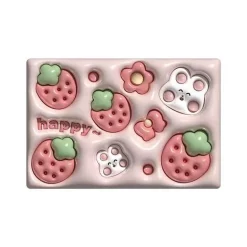 Bunte, rutschfeste, wasserabsorbierende Matte – lustiges Cartoon-Design