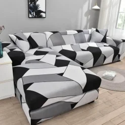 Bunter rutschfester Sofabezug – moderner Möbelschutz