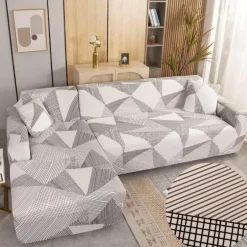 Bunter rutschfester Sofabezug – moderner Möbelschutz