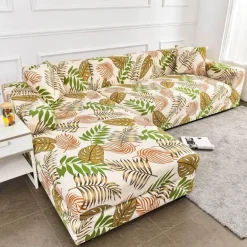 Bunter rutschfester Sofabezug – moderner Möbelschutz