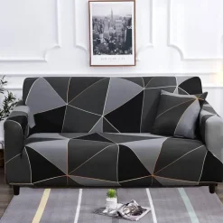 Bunter rutschfester Sofabezug – moderner Möbelschutz