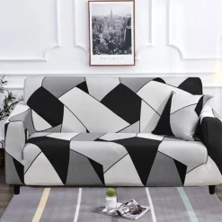Bunter rutschfester Sofabezug – moderner Möbelschutz