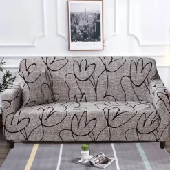 Bunter rutschfester Sofabezug – moderner Möbelschutz